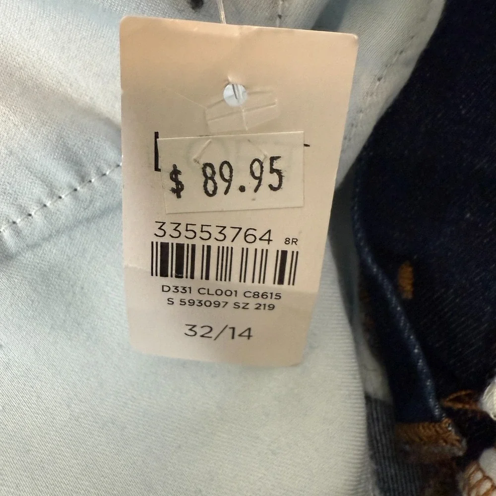 Ann‎ Taylor Loft Made and Loved Jeans Womens 32/14 Blue Slim Flare Jeans NEW